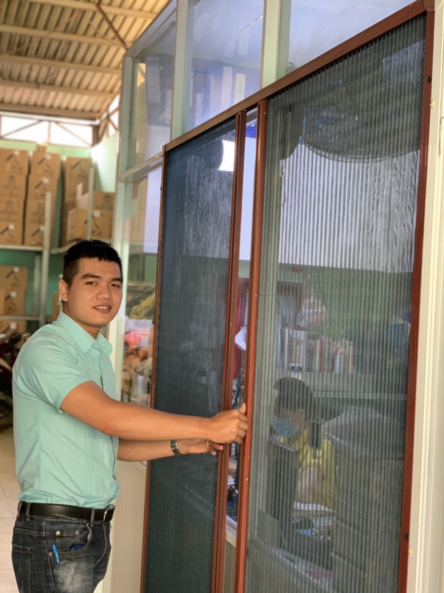 Làm cửa lưới chống muỗi tại Sài Gòn Quận 8 Chuyên cửa lưới chỗng muỗi tại TP.HCM